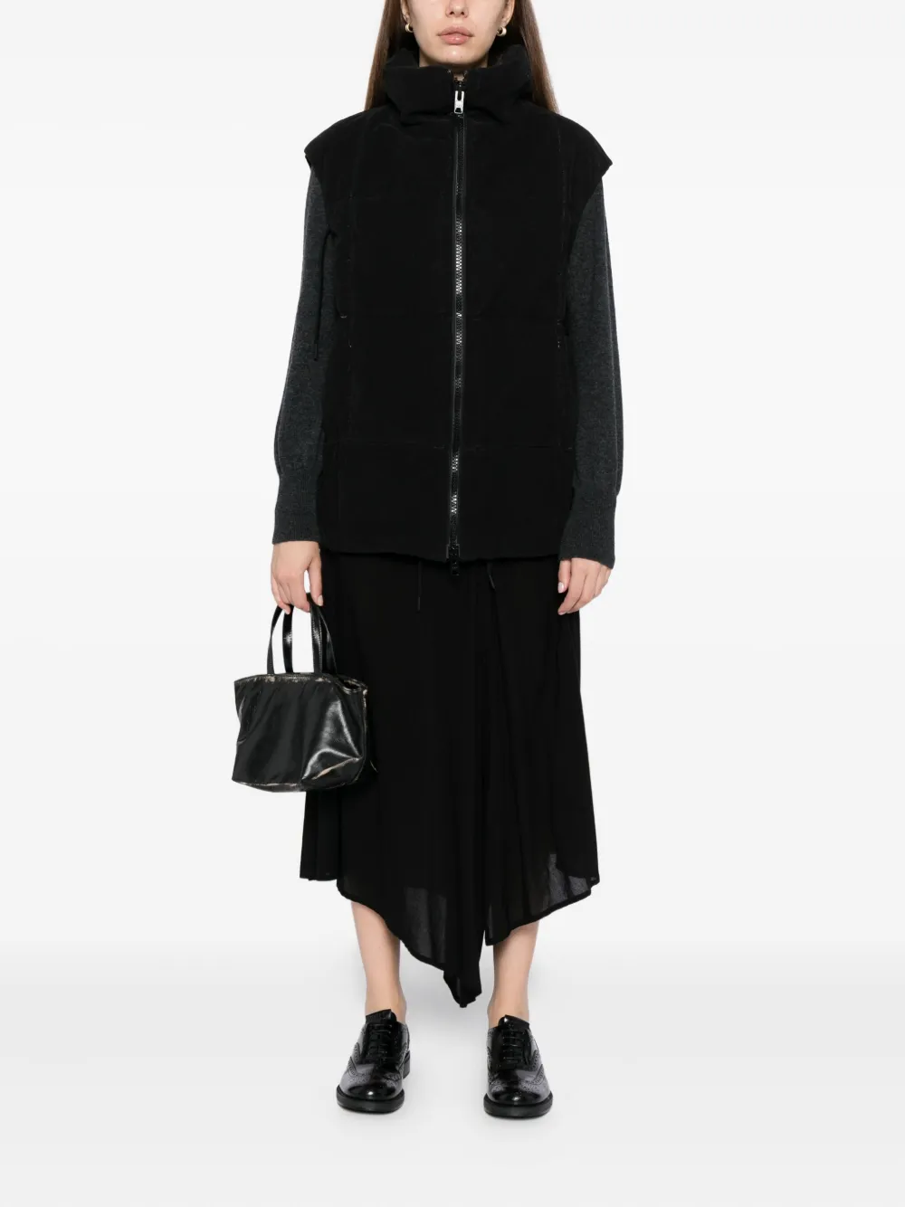 Yohji Yamamoto Zipped Jacket In Black