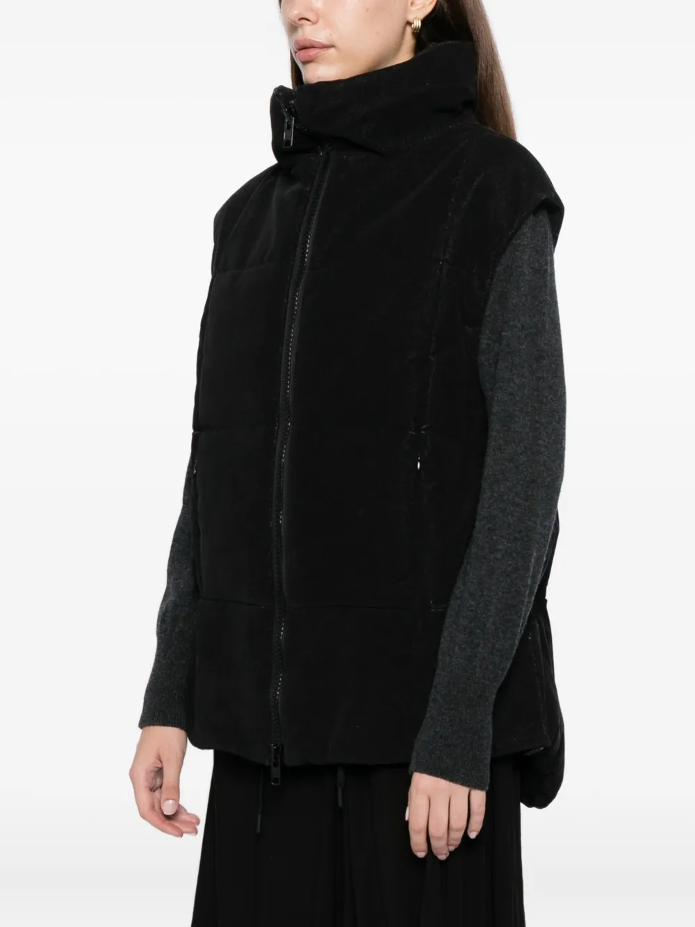 Yohji Yamamoto Zipped Jacket In Black