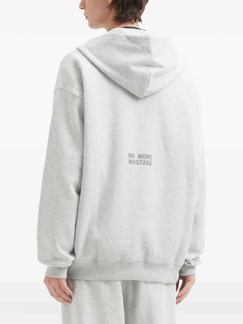 Izzue Half-zip Kangaroo-pocket Hoodie In Gray