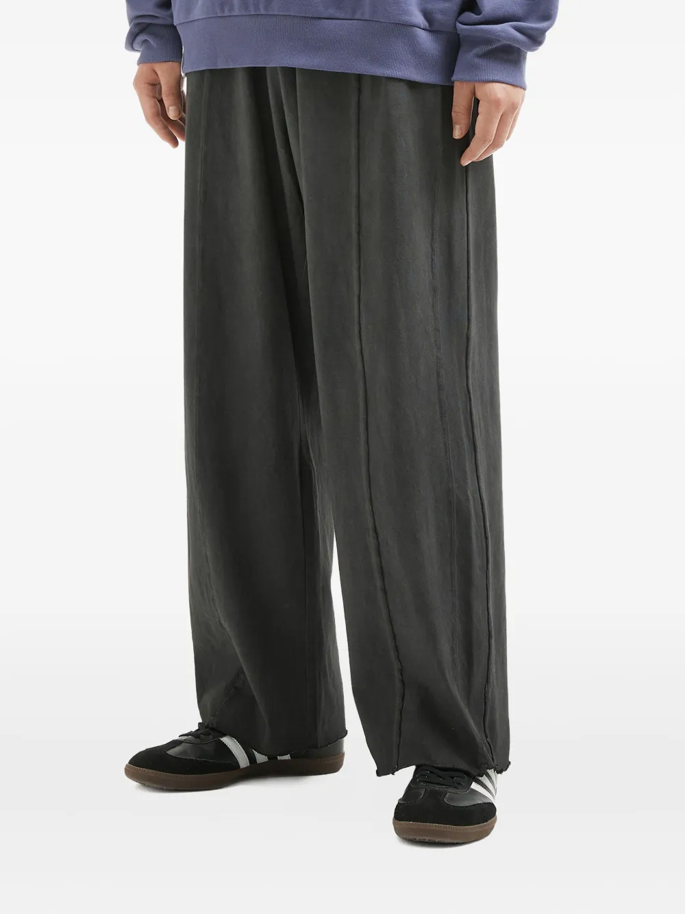 Izzue Faded-effect Track Pants In Gray