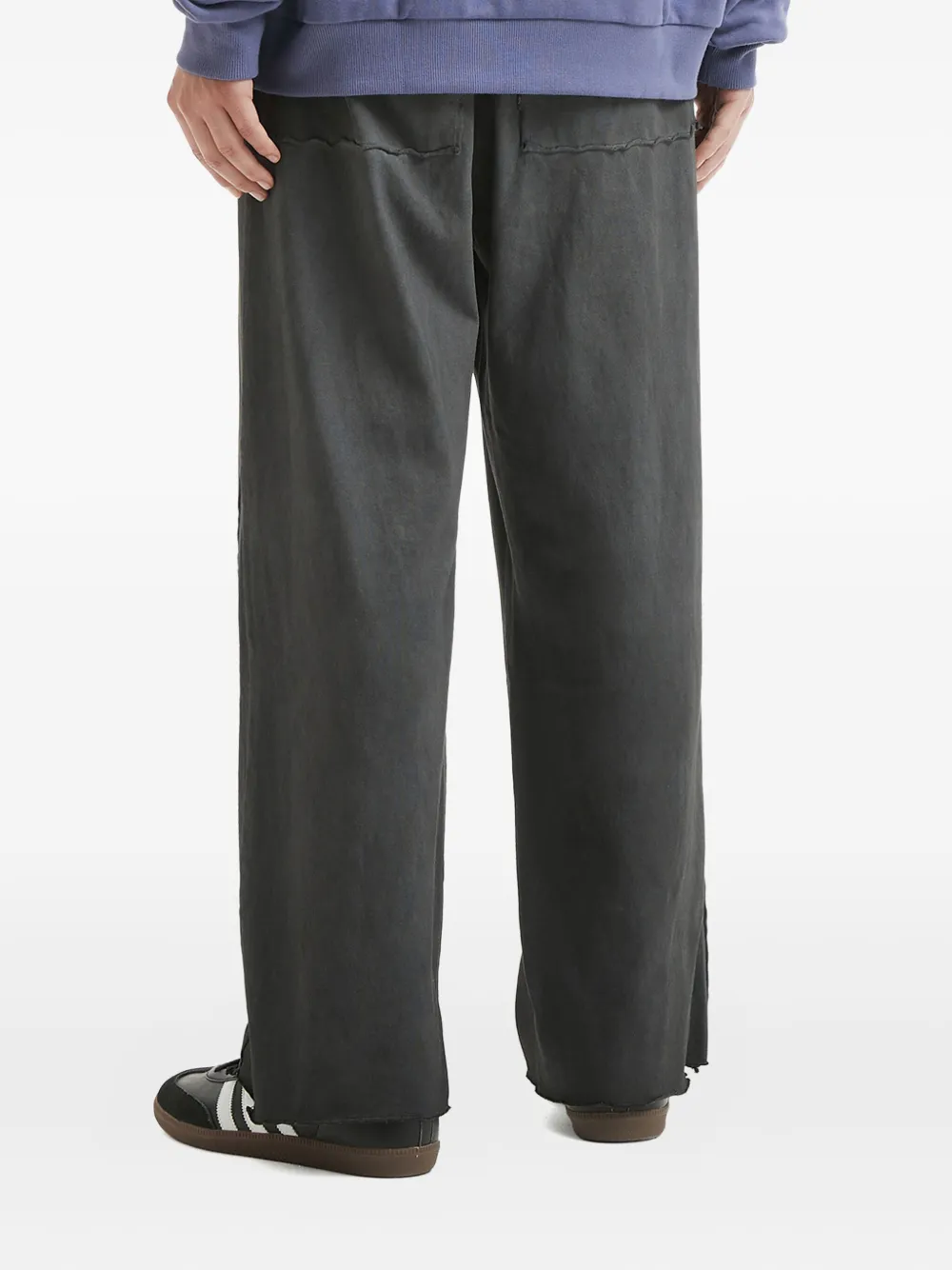Izzue Faded-effect Track Pants In Gray