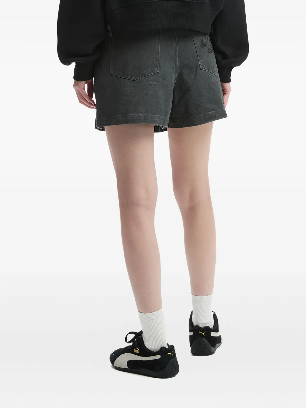 Izzue Zip-front Pocket Shorts In Blue