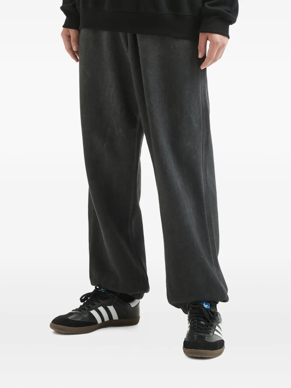 Izzue Faded-effect Track Pants In Gray