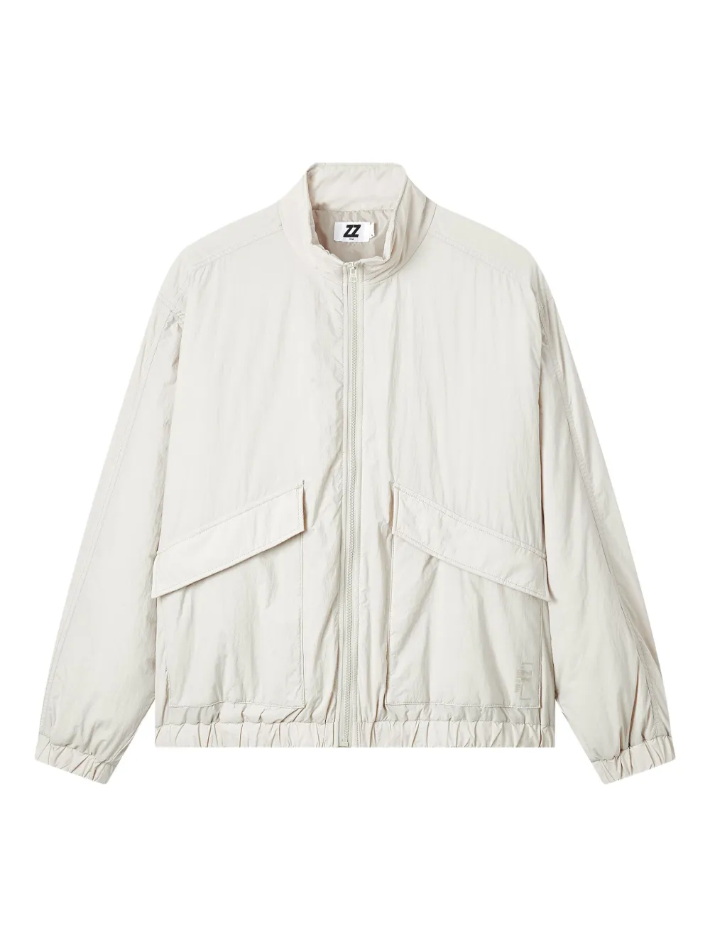 izzue zip-front pocket jacket | Neutrals | Image 1