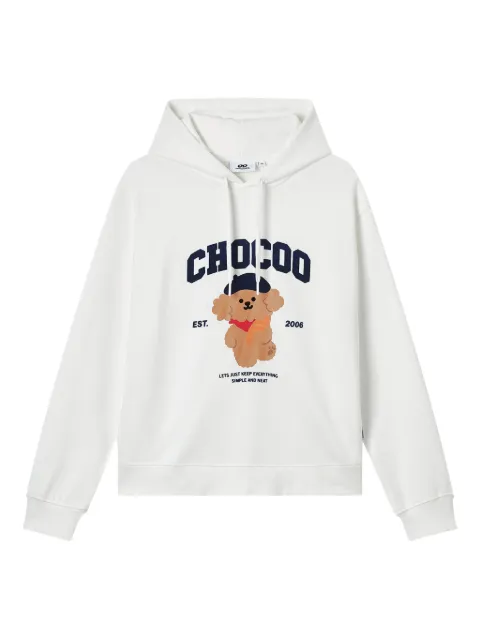 CHOCOOLATE bear-print hoodie