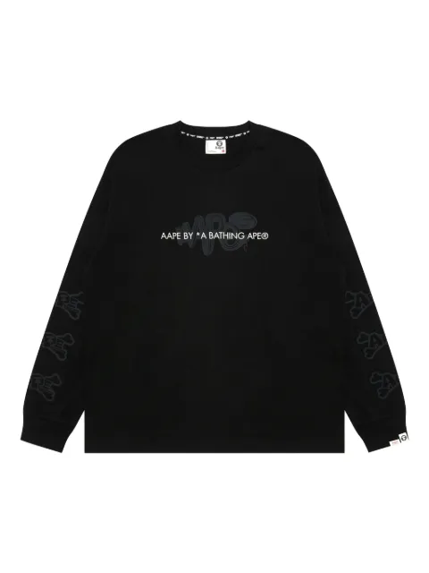 AAPE BY *A BATHING APE® logo-detail long-sleeve T-shirt