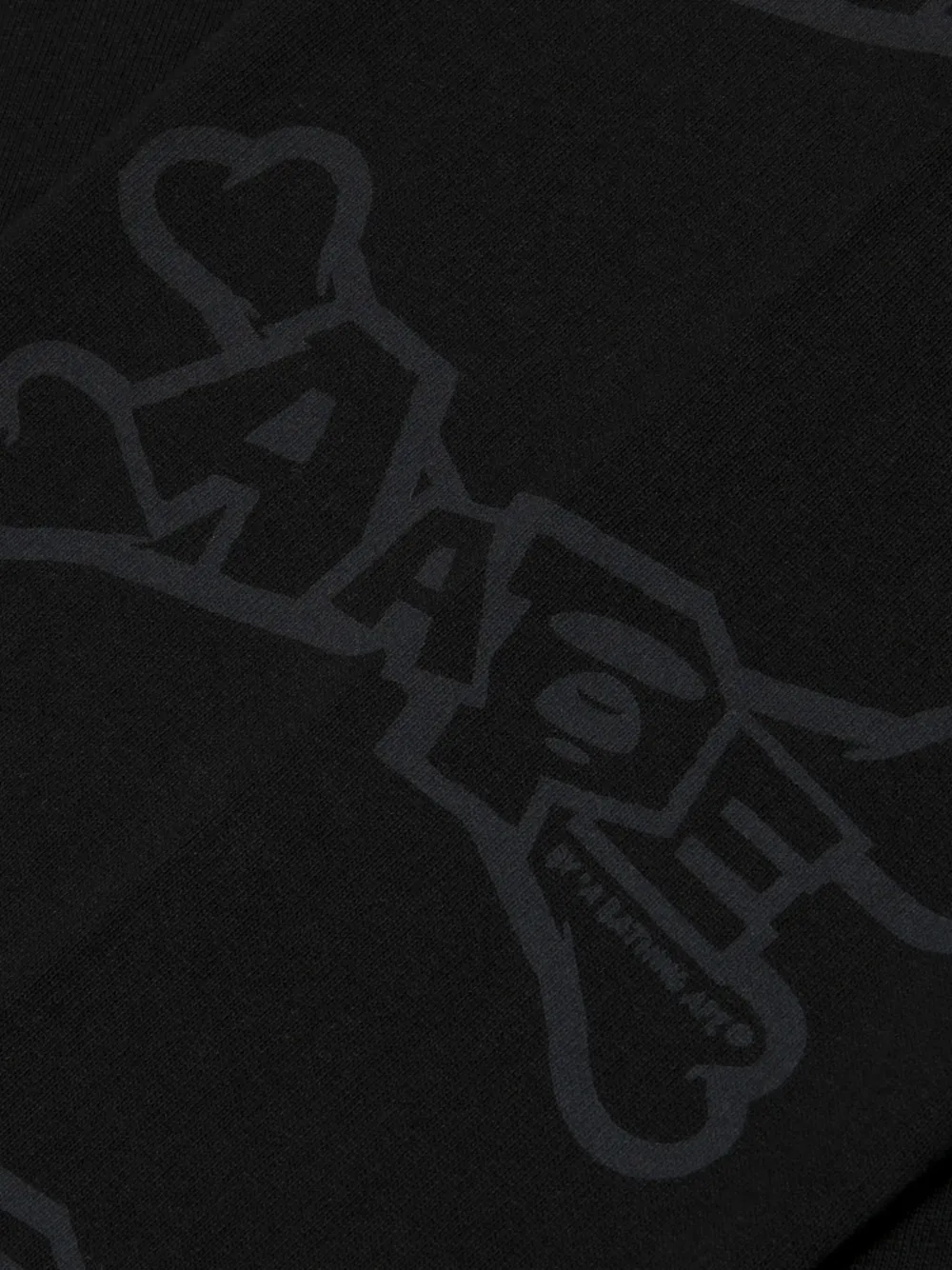 Aape By A Bathing Ape Logo-detail Long-sleeve T-shirt In Black