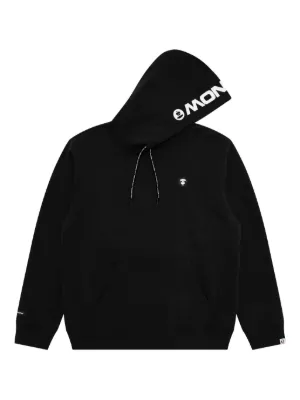 GOSHA RUBCHINSKIY logo-patch zip-up Hoodie | Black | FARFETCH