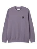 izzue x Alpha Industries logo-patch sweatshirt - Purple