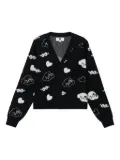 CHOCOOLATE button-up cardigan - Black