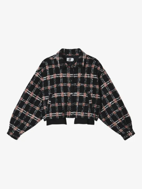 izzue veste à carreaux