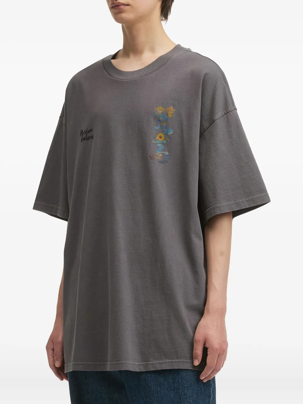 Musium Div. Vincent van Gogh T-shirt met grafische print - Grijs