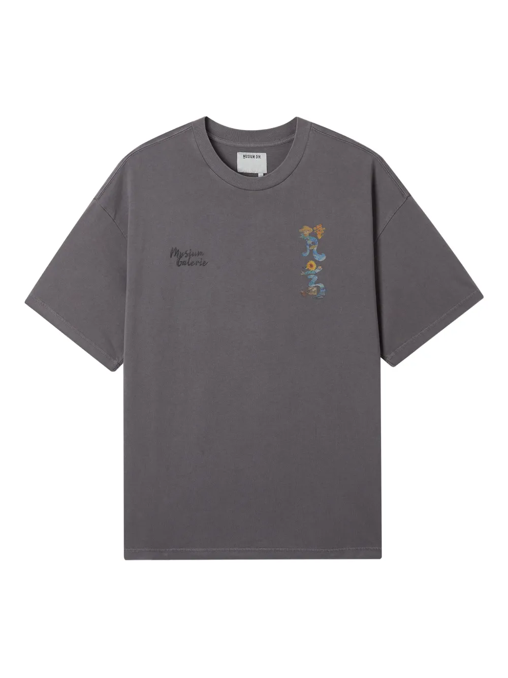 Musium Div. Vincent Van Gogh Graphic T-shirt In Gray