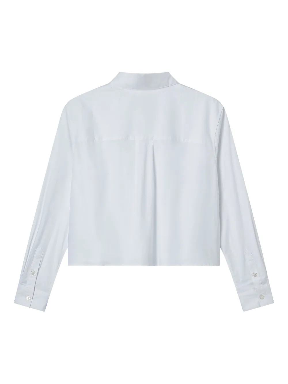 CHOCOOLATE Blouse met geborduurd logo - Wit