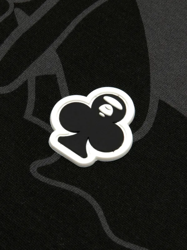 AAPE BY *A BATHING APE® abstract-print zip-up Hoodie | Black