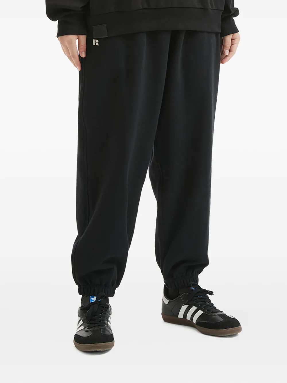 Izzue x Russell Athletic trainingsbroek met logopatch - Zwart