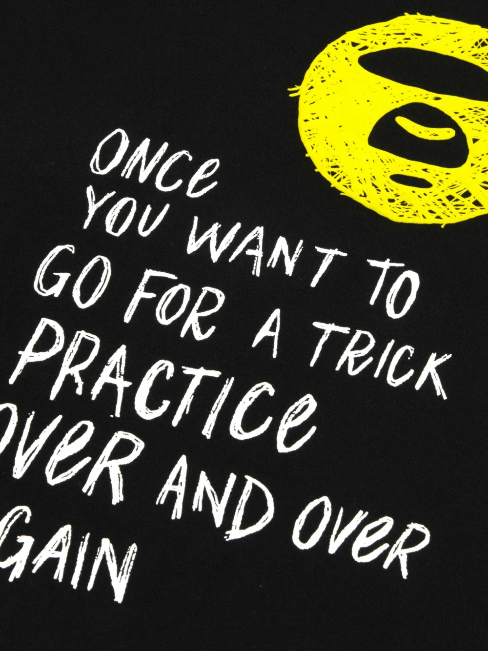 AAPE BY *A BATHING APE T-shirt met lange mouwen Zwart