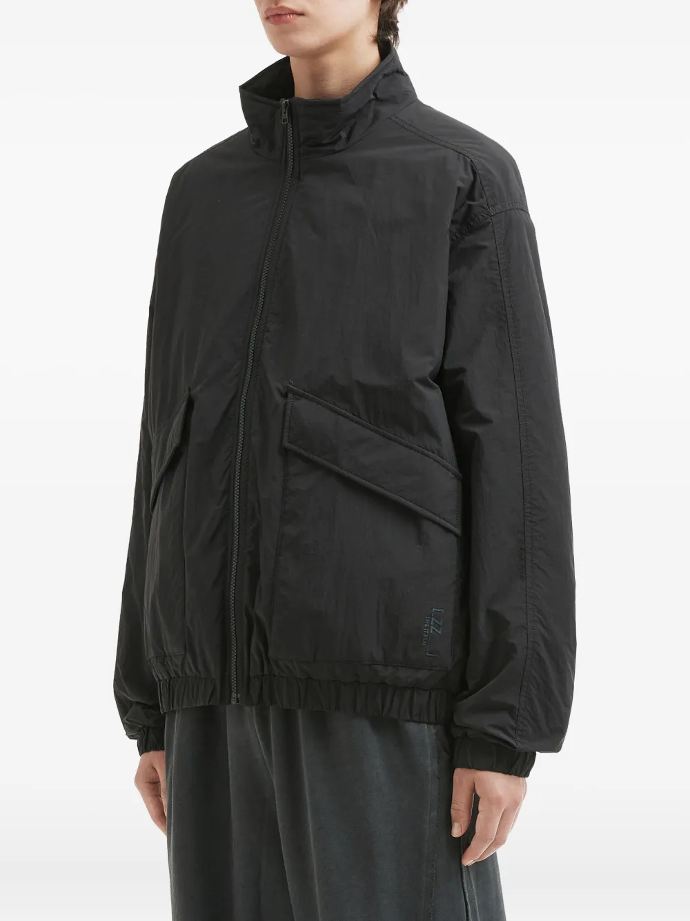 izzue Jack met logo-reliëf Zwart