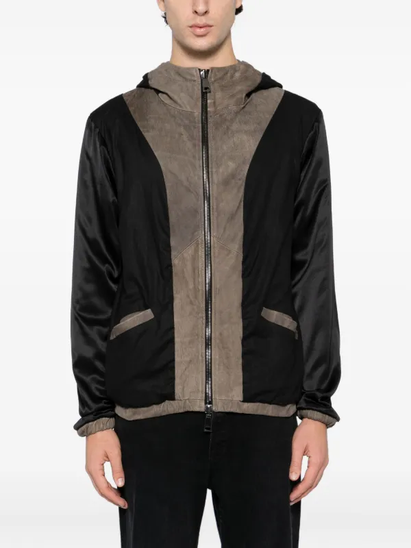 Giorgio Brato Leather Jacket | Grey | FARFETCH AO