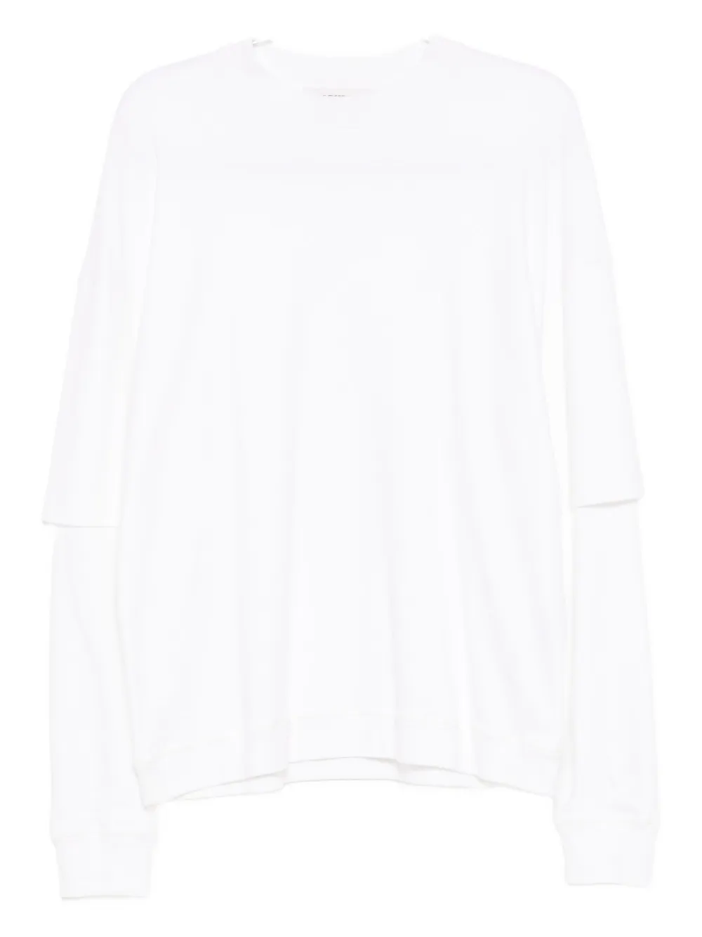 Darkpark Theo Double Sleeve T-shirt With In White