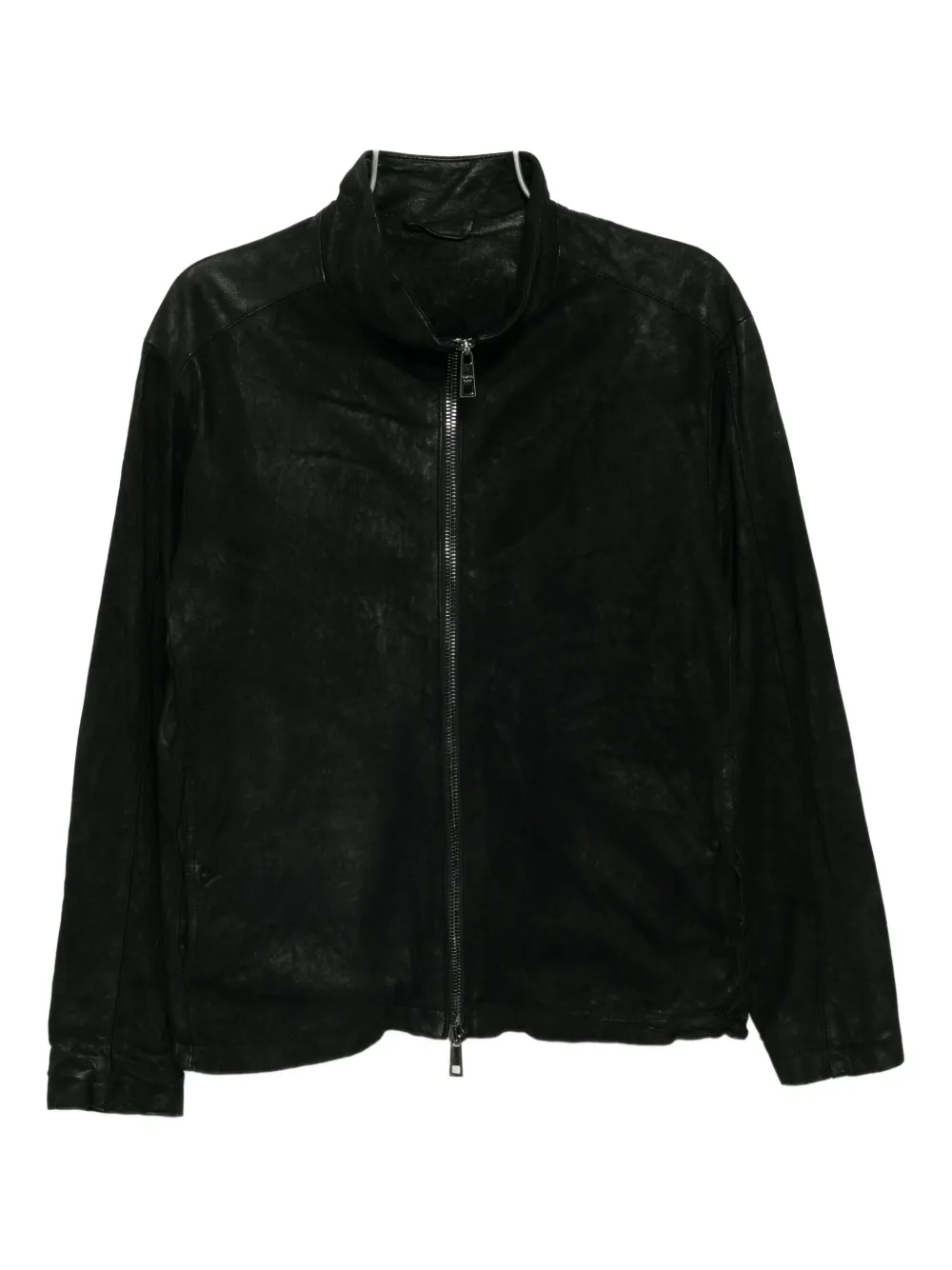 Giorgio Brato leather biker jacket | Black | Image 1