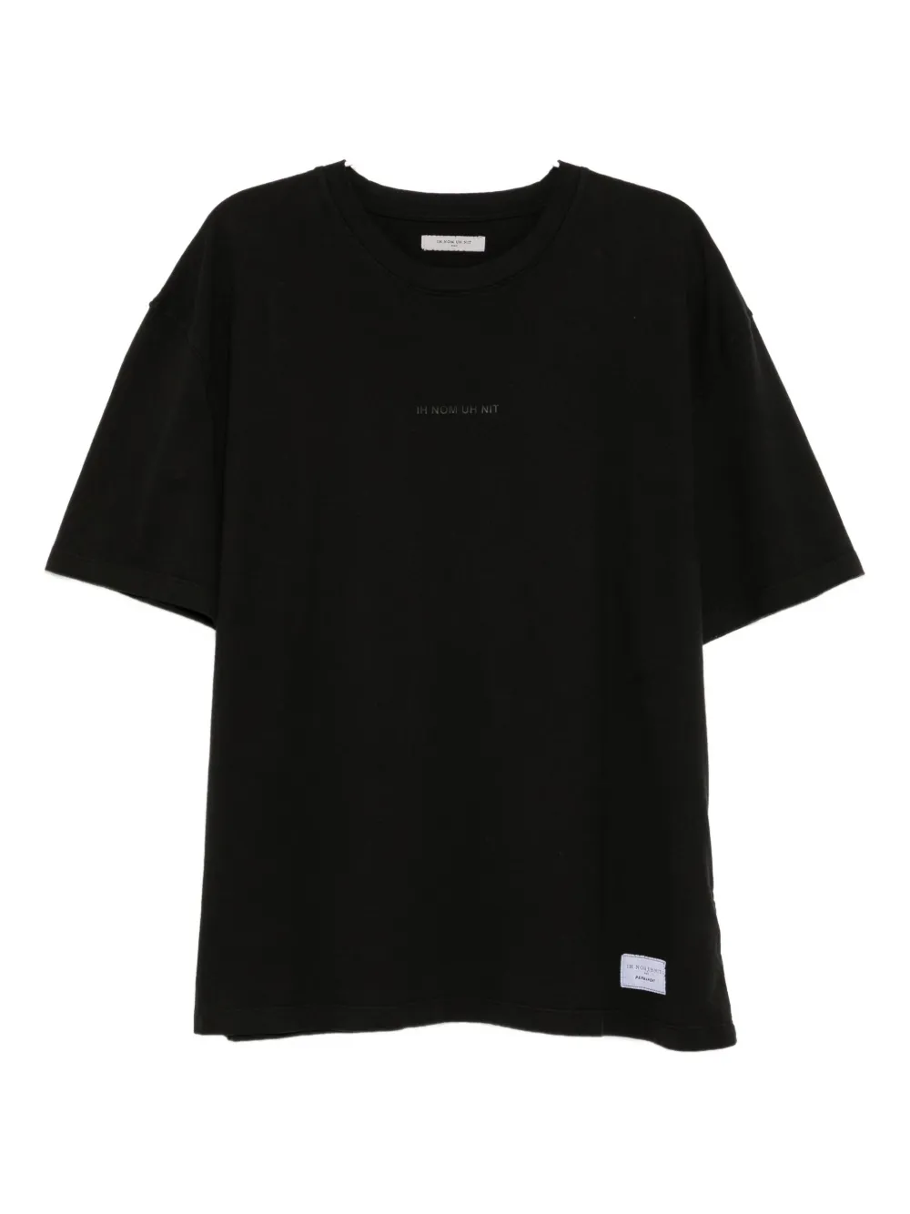 Ih Nom Uh Nit silicone logo T-shirt - Nero