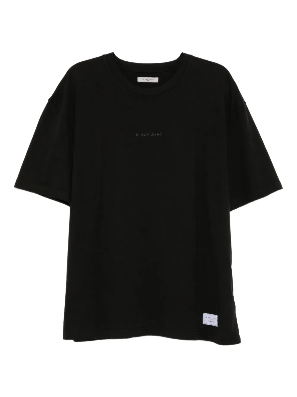 Ih Nom Uh Nit silicone logo T-shirt | Black | Image 1