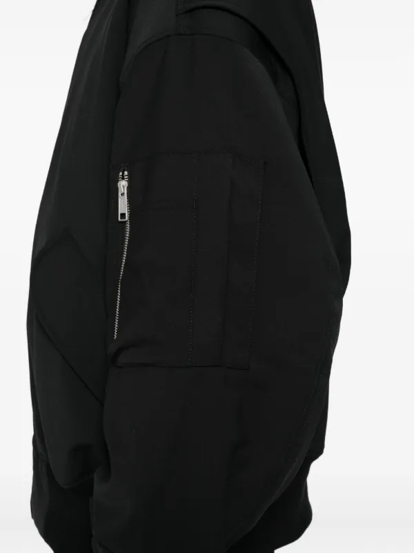 ENTIRE STUDIOS Broad Bomber Jacket | Black | FARFETCH RO