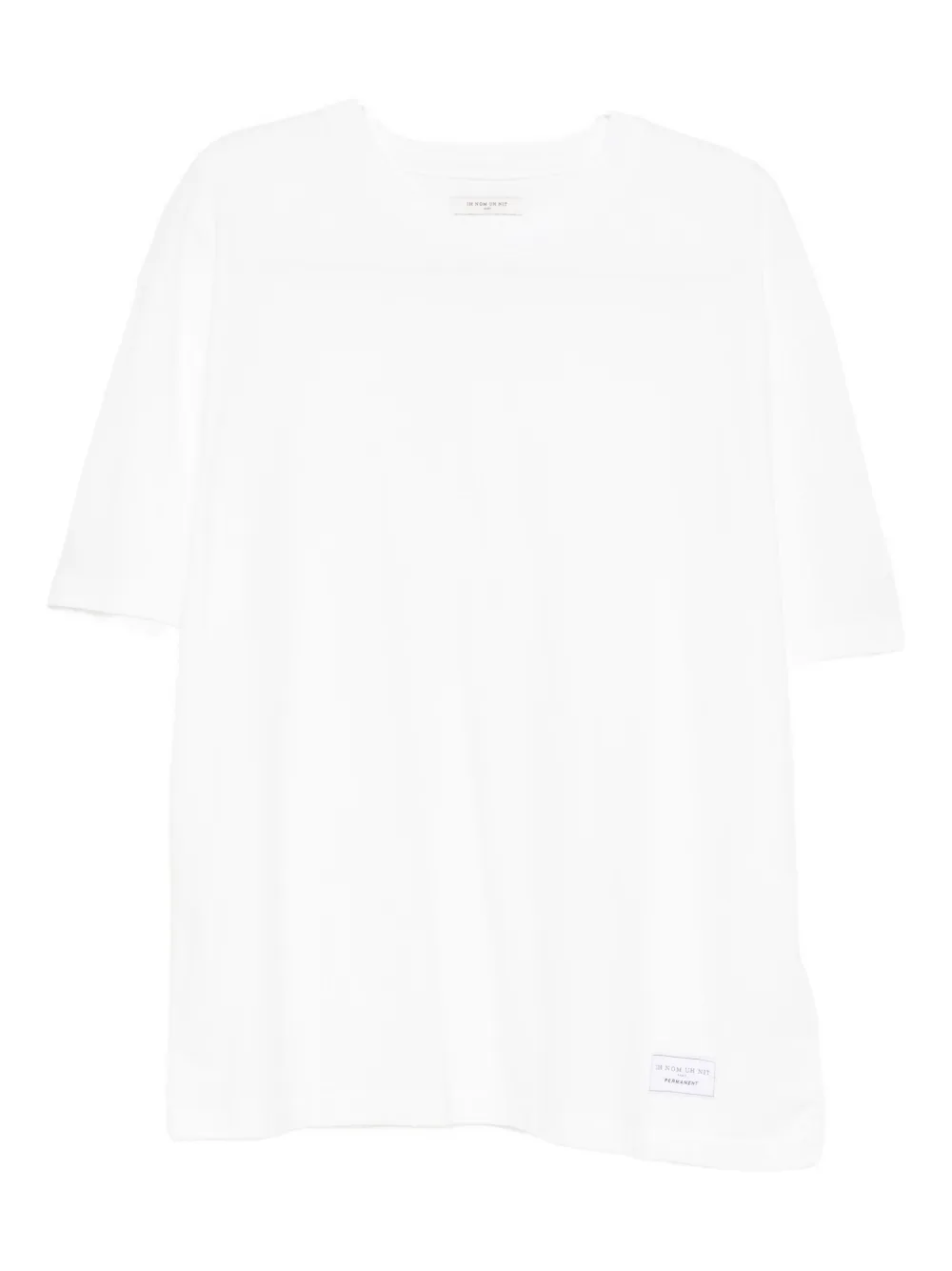 Ih Nom Uh Nit silicone logo T-shirt - Bianco