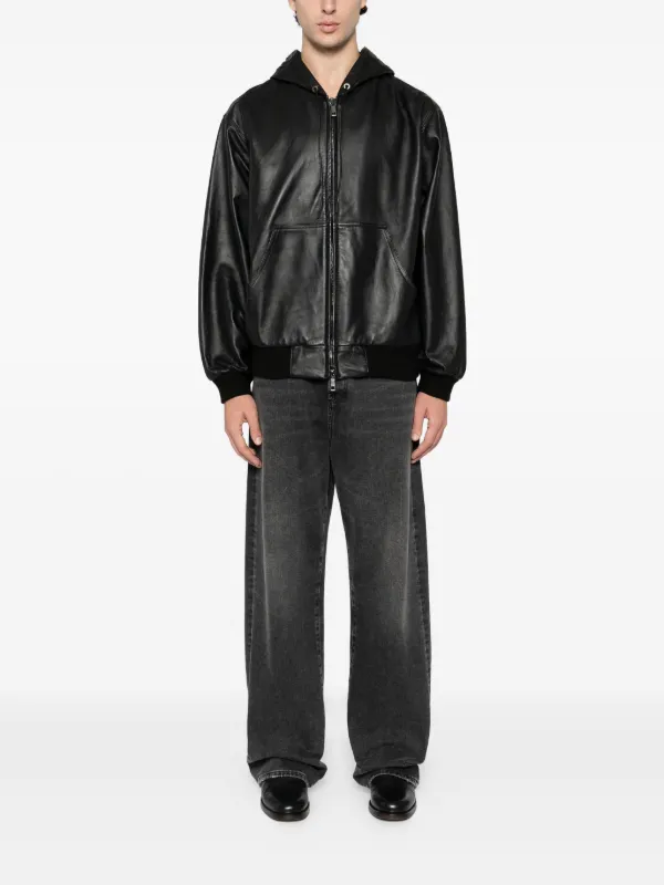 Giorgio Brato Leather Jacket | Black | FARFETCH