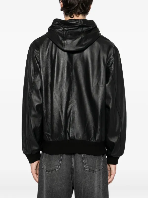 Giorgio Brato Leather Jacket | Black | FARFETCH