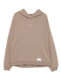 Ih Nom Uh Nit silicone logo hoodie - Brown