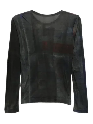 Y's ブラック 長袖Tシャツ Yohji Yamamoto Ys for men / ヨウジ