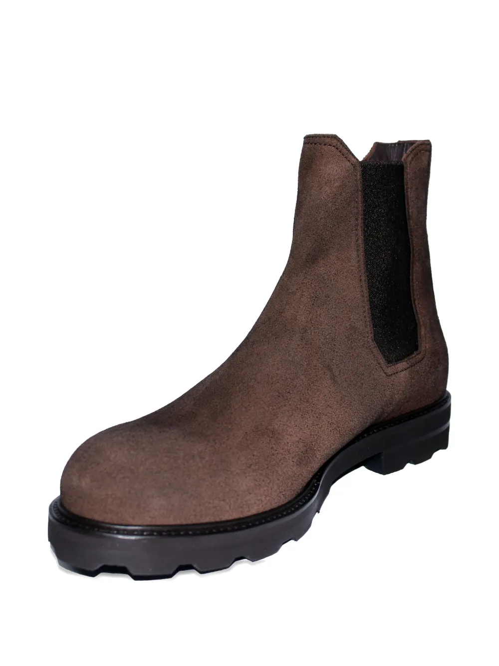 Brioni suede chelsea boots Brown