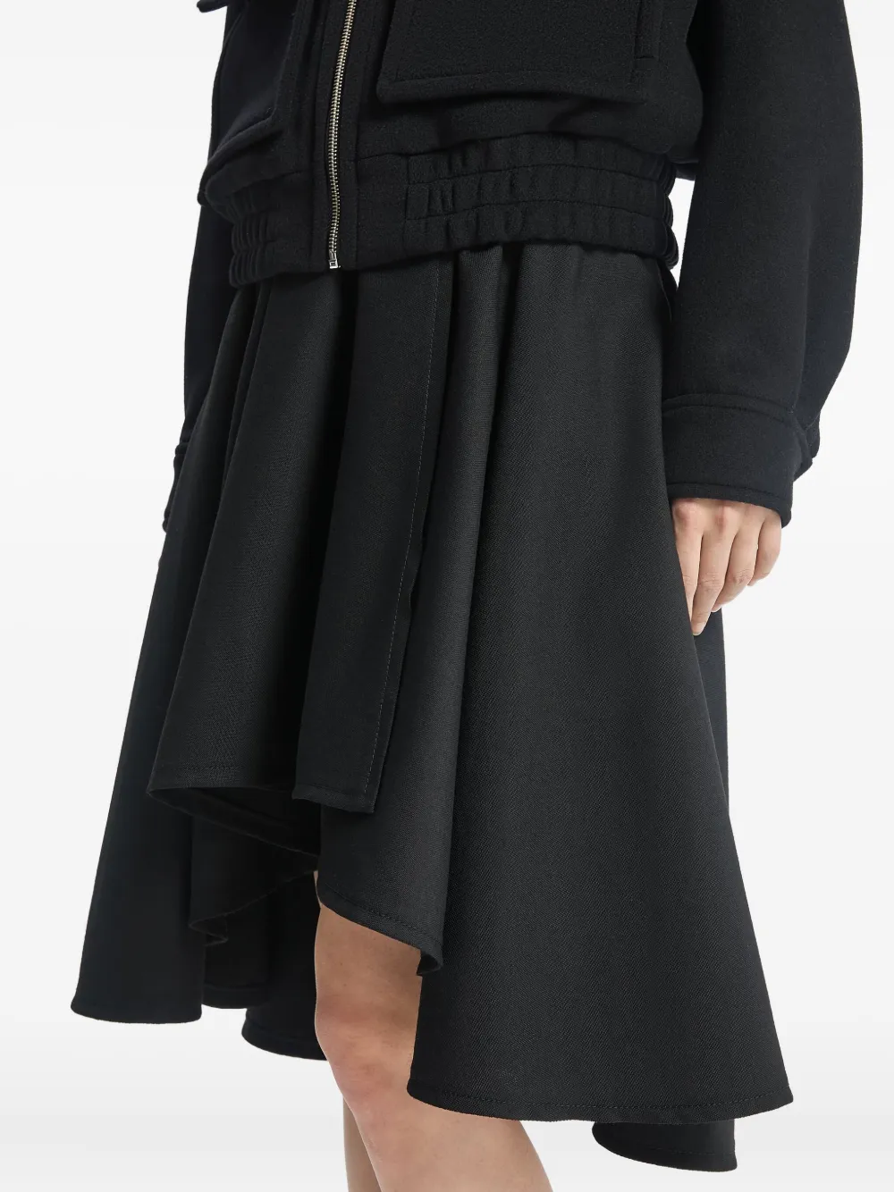 Bite Studios Tailored Voluminous Skirt In Black