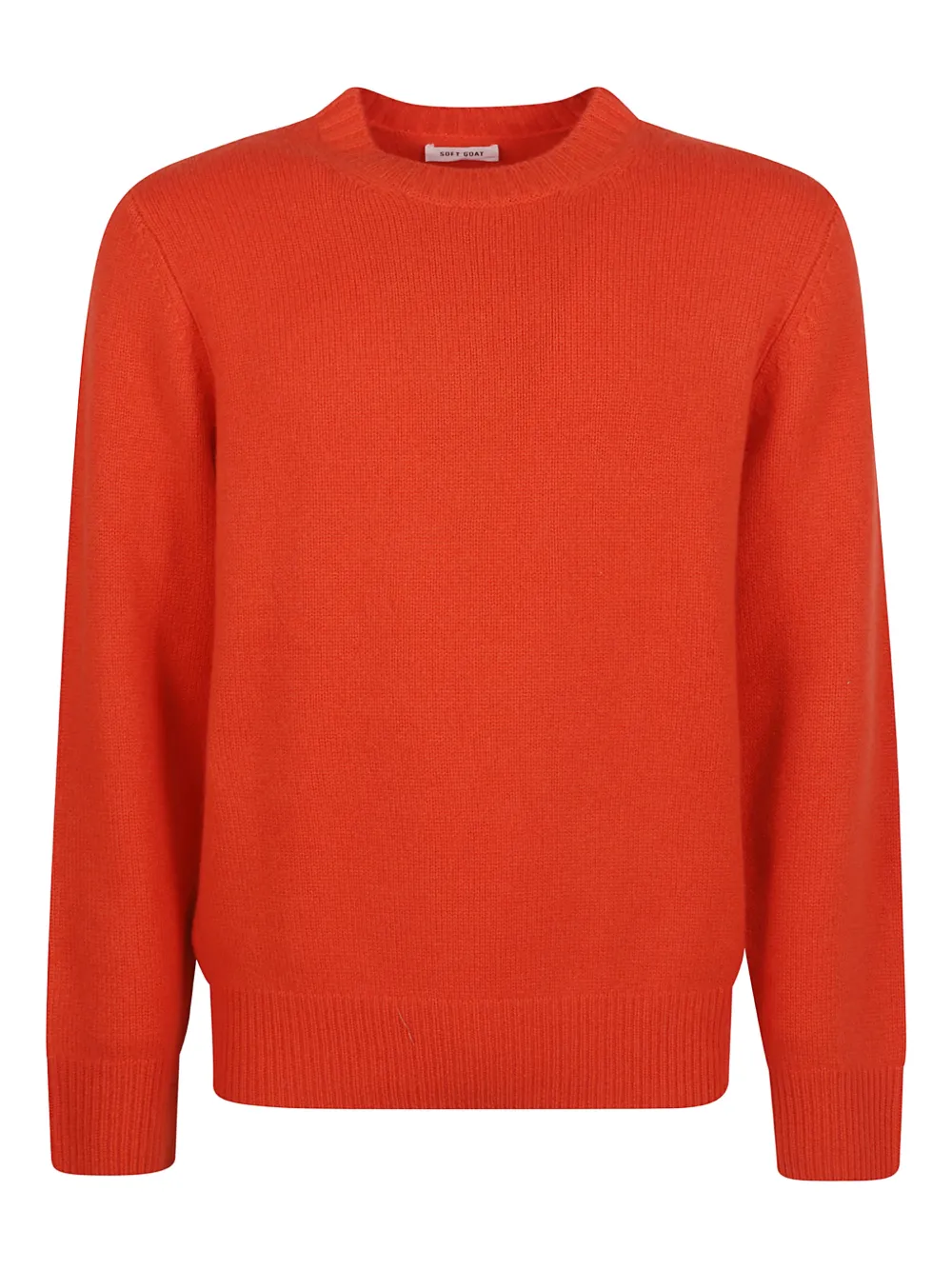 Soft Goat round-neck sweater | Orange | Image 1