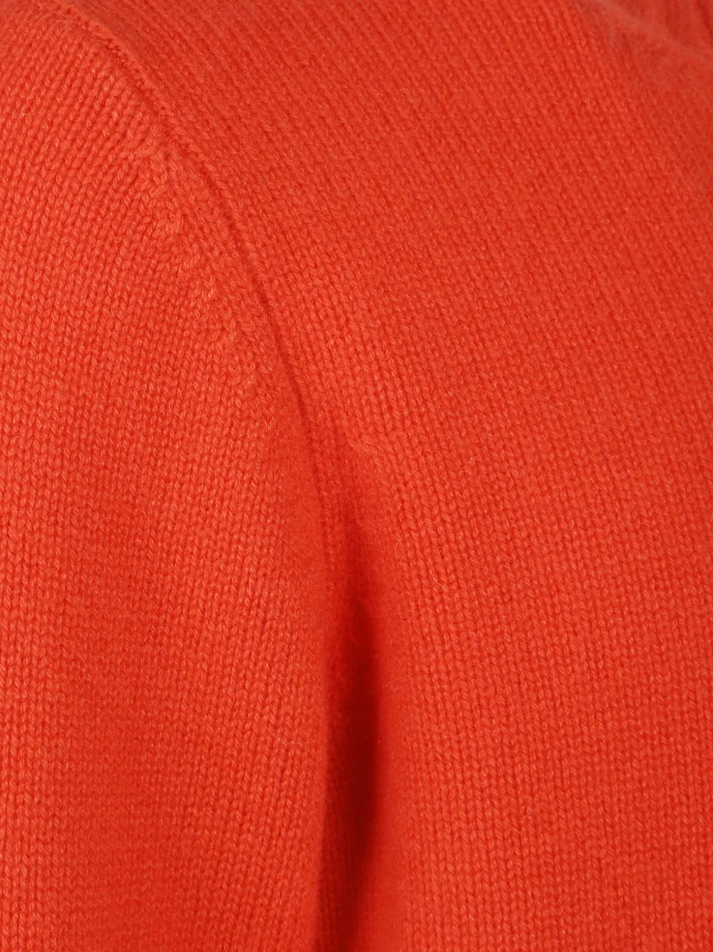  Soft Goat Round-neck Sweater - Orange 