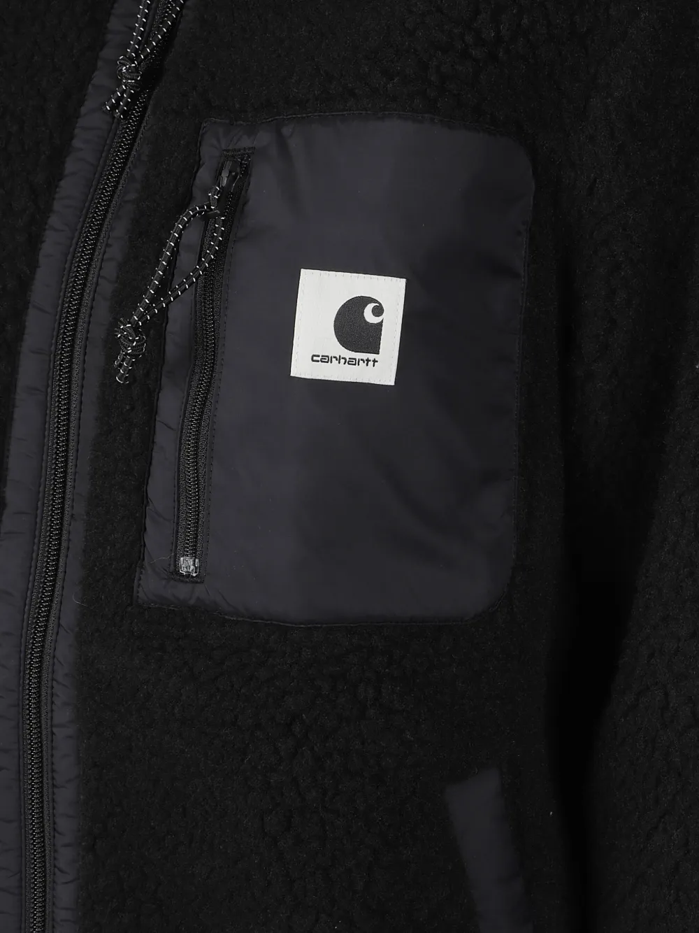Carhartt WIP Trui met borstzak en rits Zwart