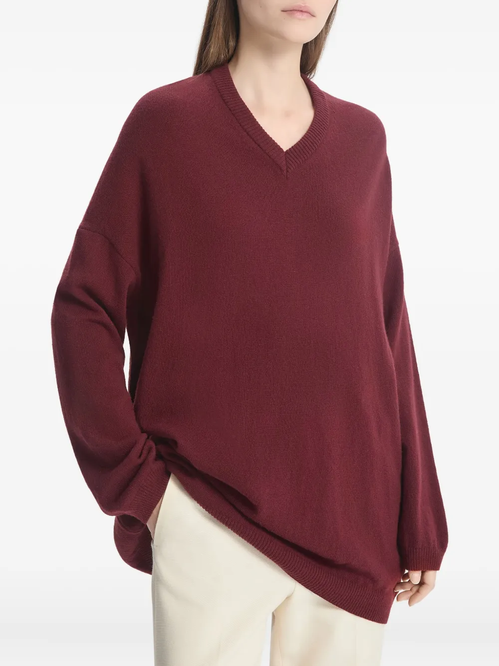 Bite Studios V-neck Sweater In Red