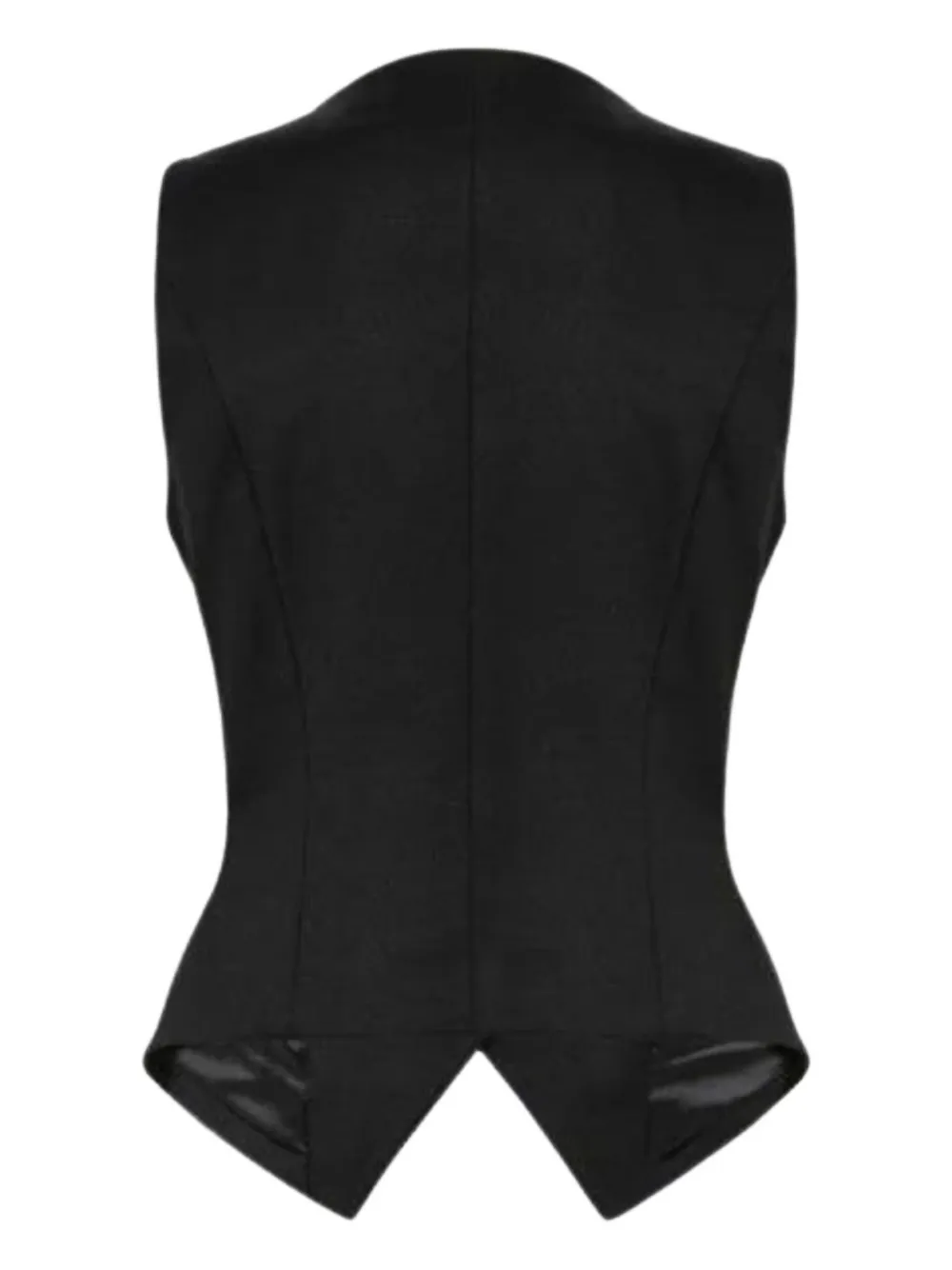 Blugirl Double-breasted Waistcoat In Black
