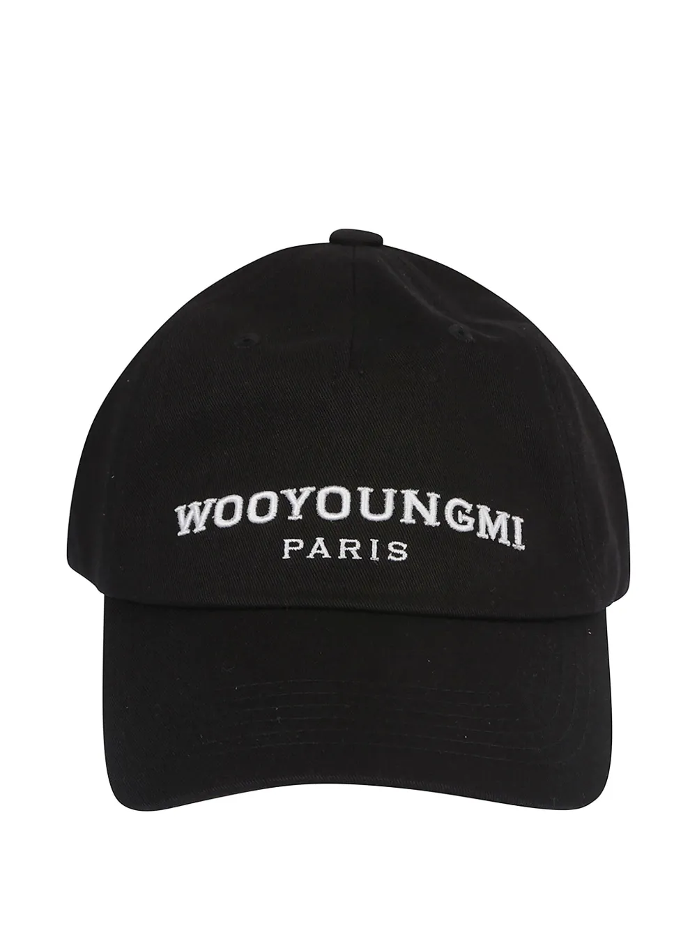 Wooyoungmi logo-embroidered baseball cap - Zwart