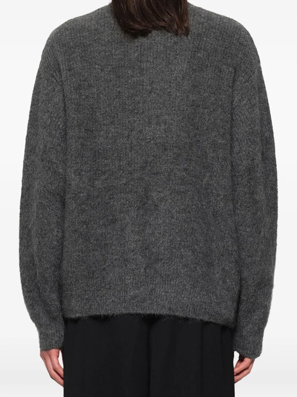 Wooyoungmi cable-embroidered sweater - Grijs