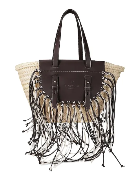 CUBA LAB Tropicana fringe-details shoulder bag
