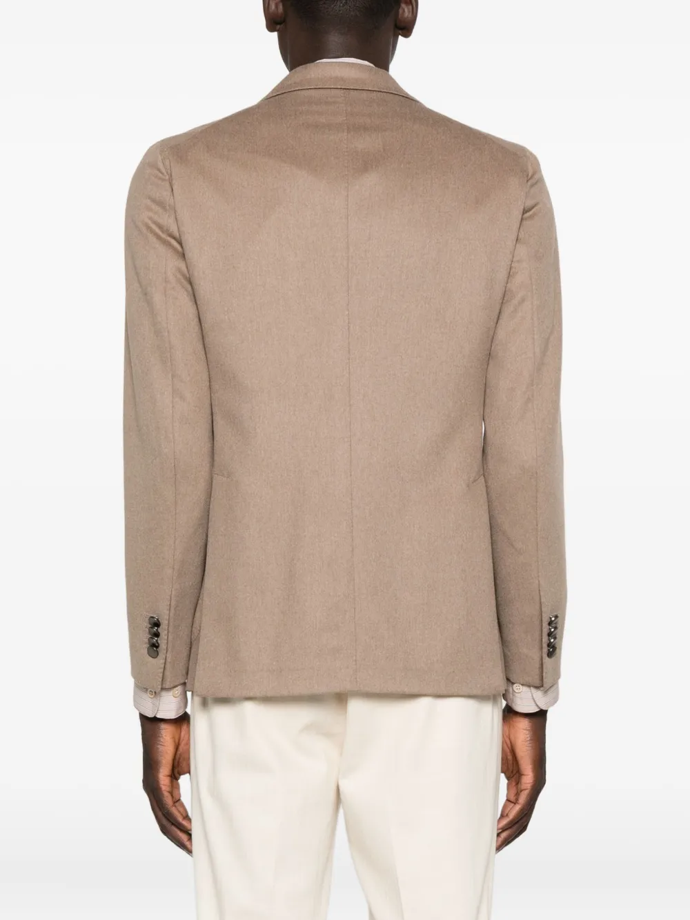 Tagliatore Jack met dubbele rij knopen en zak Bruin