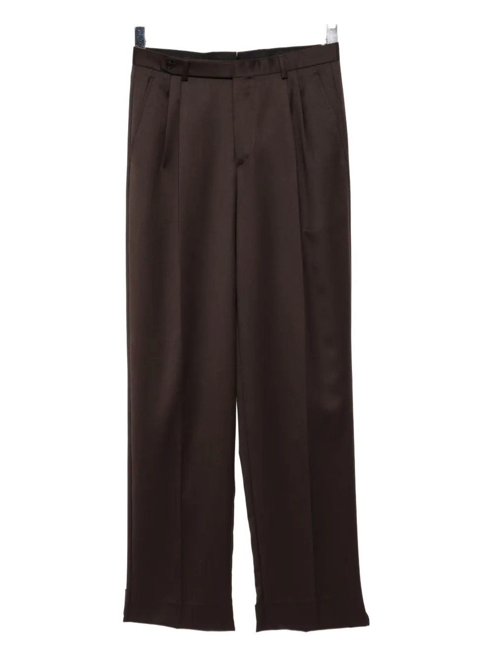 Brioni Wool Trousers In Brown