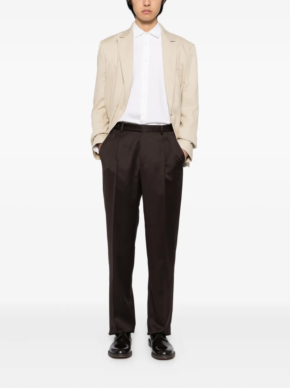 Brioni wool trousers - Bruin