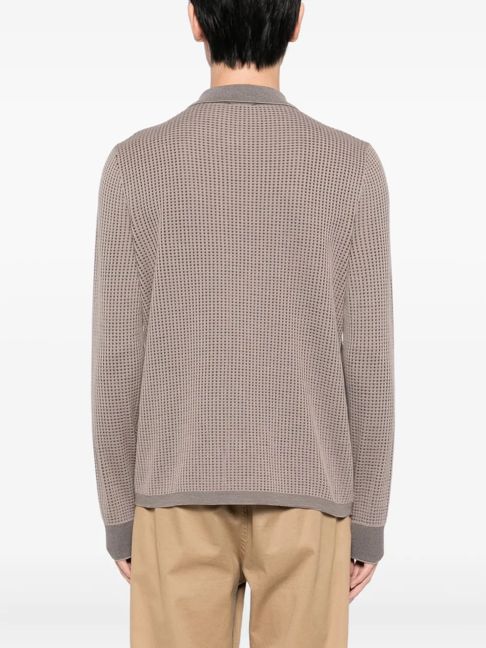 Brioni Overhemd met jacquard Bruin