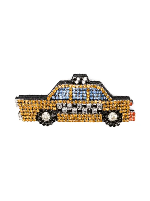 Essentiel Antwerp taxi-car glass-crystal brooch