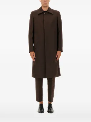 Devoa ストライプ シングルコート | ブラック | FARFETCH JP