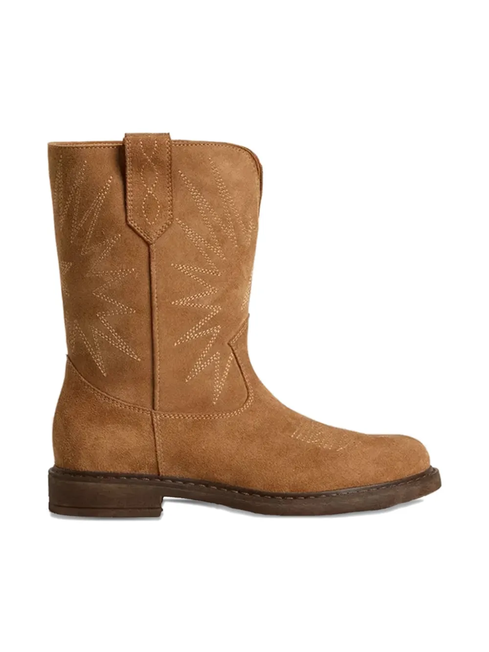 Golden Goose Wish Star Biker Boots In Brown